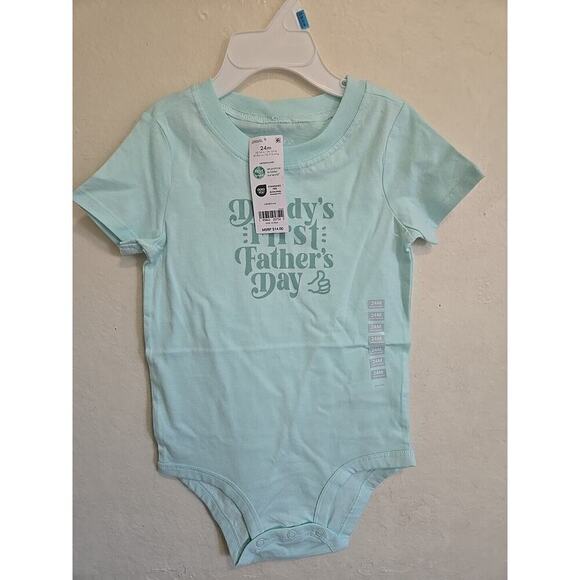 Baby First Father's Day Cotton Bodysuit From Carter's 24 Months - Picture 1 of 8